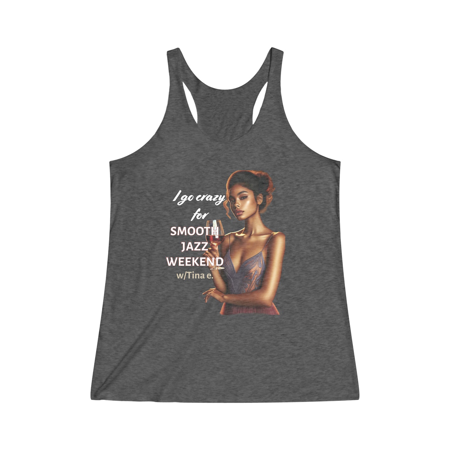 I go Crazy for SJW - Women's Flowy Racerback Tank