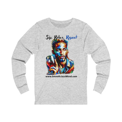 Sip, Relax, Repeat Unisex Jersey Long Sleeve Tee