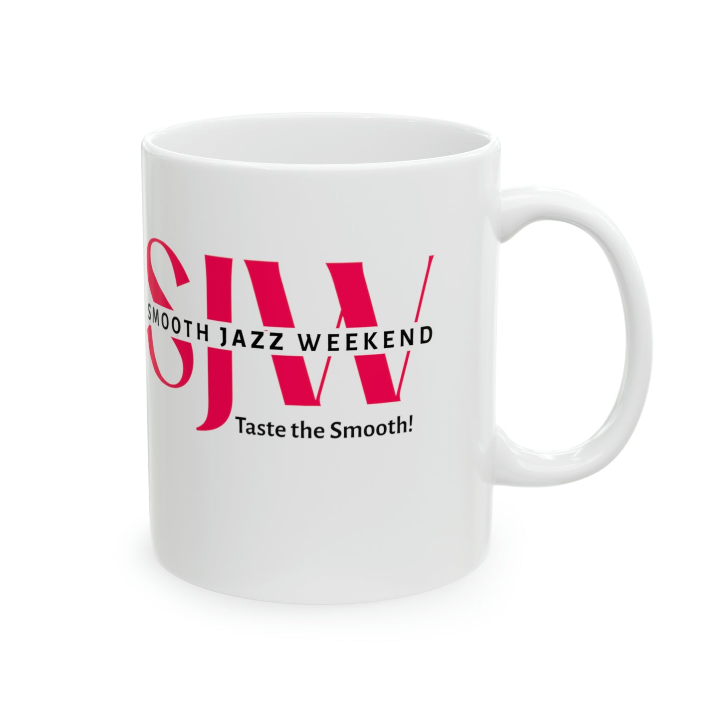 Smooth Jazz Weekend Ceramic Mug, 11oz